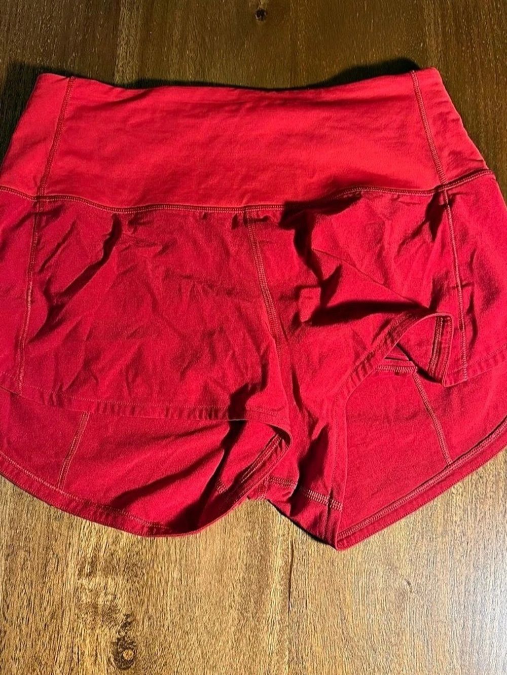 lululemon Tracker Short V 4" Athletic Shorts Red Size 6